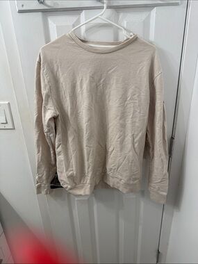 Denim & Flower Men's Crewneck Sweater in Light Beige
